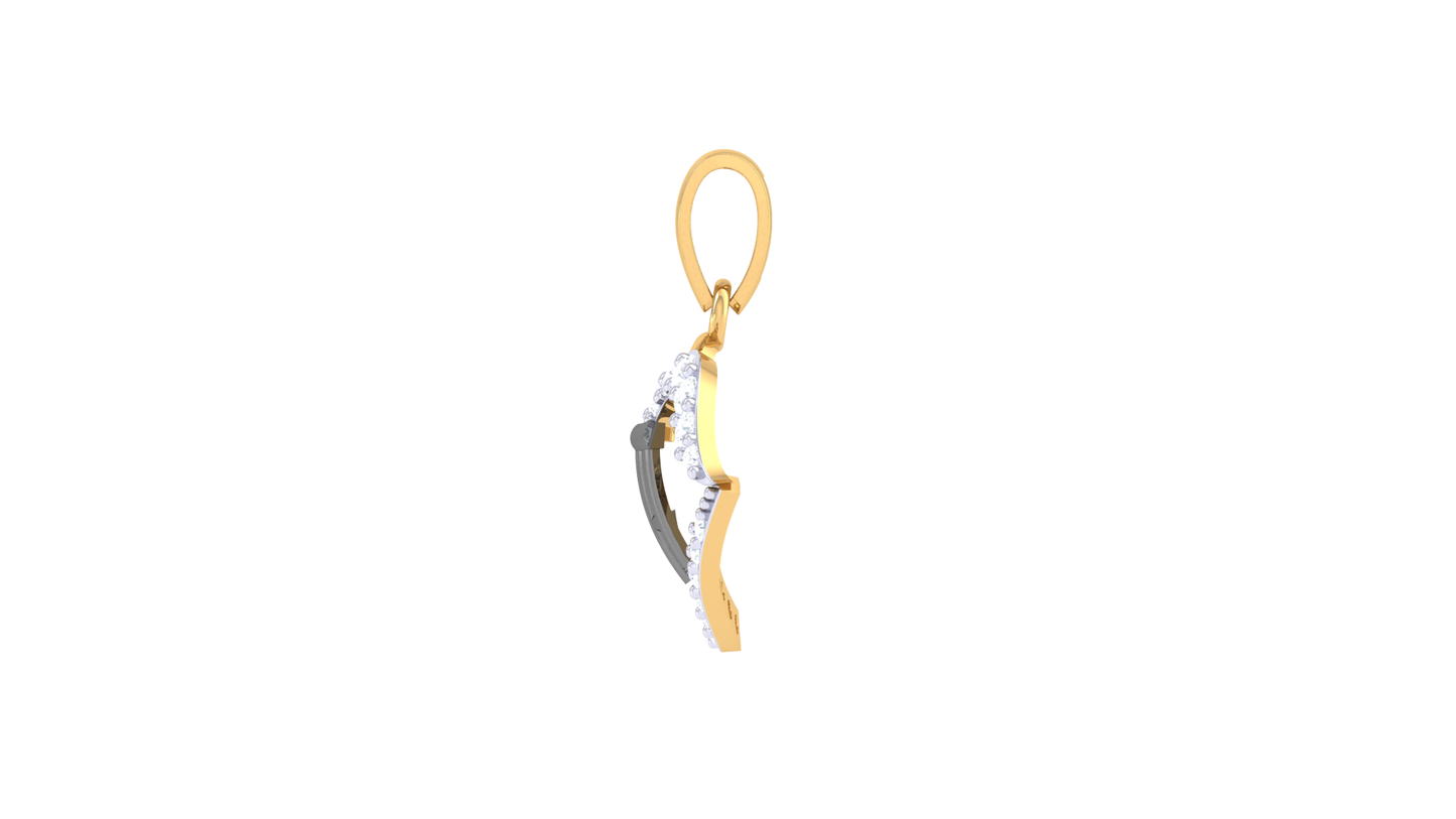 Devotional 0.14 ct Lab Grown Diamond Pendant Without Chain
