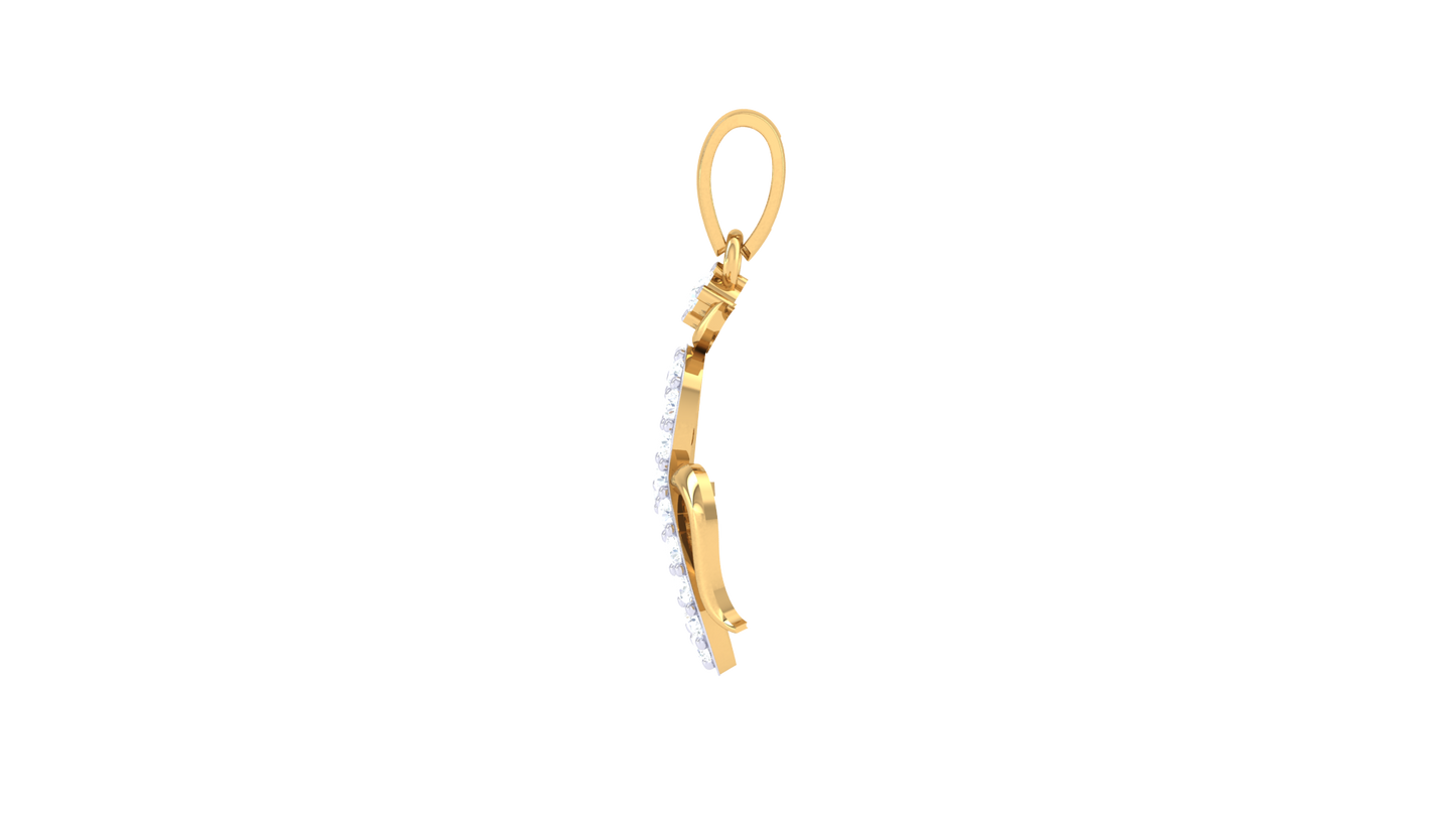 Devotional 0.18 ct Lab Grown Diamond Pendant Without Chain