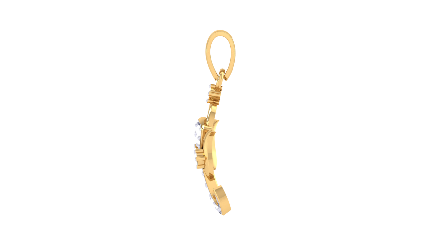 Devotional 0.24 ct Lab Grown Diamond Pendant Without Chain