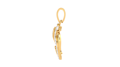 Devotional 0.14 ct Lab Grown Diamond Pendant Without Chain