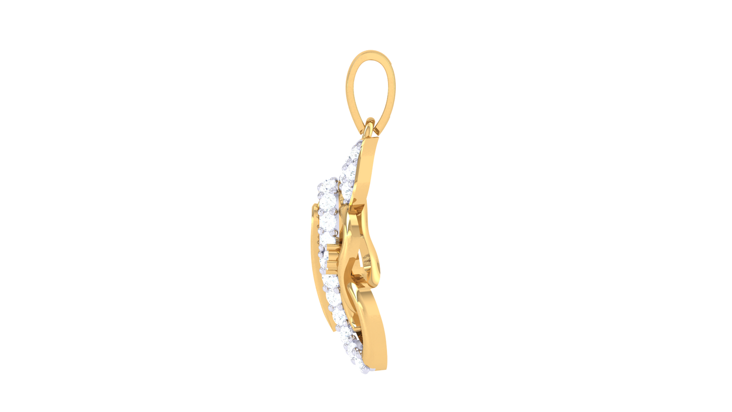 Devotional 0.20 ct Lab Grown Diamond Pendant Without Chain