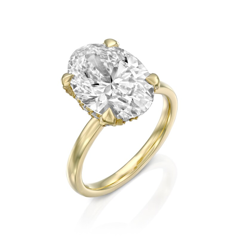 Solitaire Oval 1.50 ct Lab Grown Diamond Ring