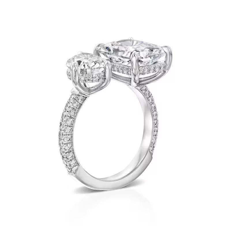 Solitaire 3.40 ct Lab Grown Diamond Ring