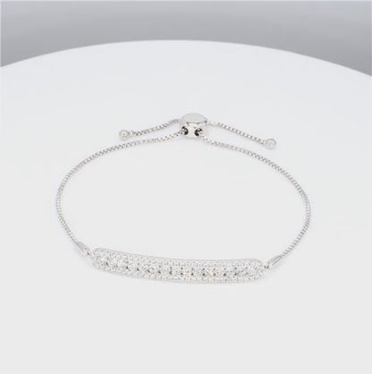 Essentia 1.06 ct Sleek Infinity Bracelet Lab Grown Diamond Bracelet