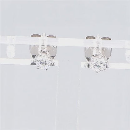 Solitaire 0.25 ct Lab Grown Diamond Earrings