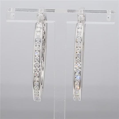 Essentia Channel 1.50 ct Lab Grown Diamond Earrings