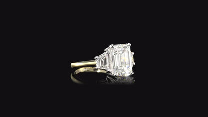 Solitaire Emerald Shape 2.20 ct Lab Grown Diamond Ring