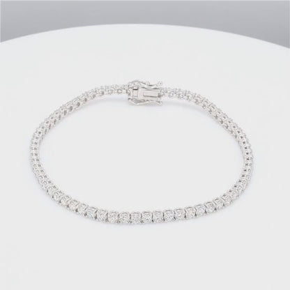 Essentia 3.49 ct Tennis Bracelet Lab Grown Diamond Bracelet