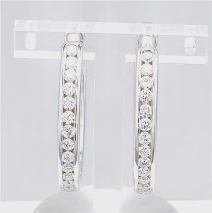 Essentia Channel 1.70 ct Lab Grown Diamond Earrings