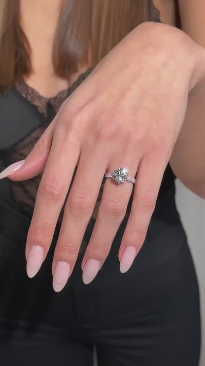 Solitaire 1.20 ct Lab Grown Diamond Ring