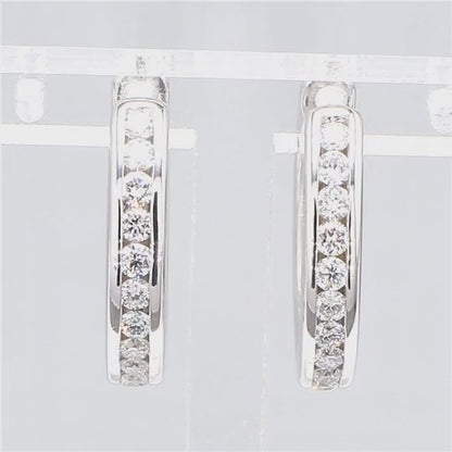 Essentia Channel 1.00 ct Lab Grown Diamond Earrings
