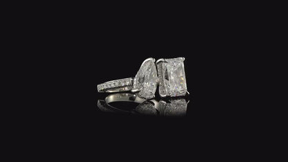 Solitaire 3.40 ct Lab Grown Diamond Ring
