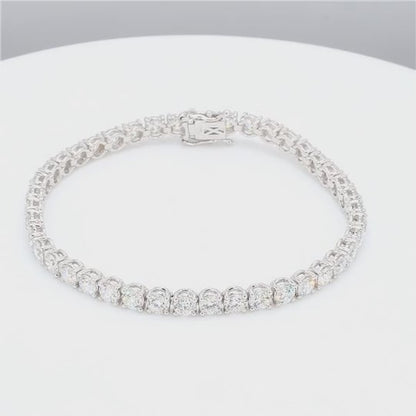 Essentia 9.14 ct Tennis Bracelet Lab Grown Diamond Bracelet